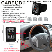 CAREUD U912-WF-S รถ TPMS ภายนอก Car ระบบการตรวจสอบแรงดันยางรถยนต์ Car รถ TPMS สำหรับโตโยต้าคัมรี่2006-2016ต้องใช้รูบอดขนาดช่อง34*23.5มม. (สูง * กว้าง)