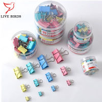 24pcs/120pcs Binder Clips Multi-function Colorful Paper Clamps Clip Metal Bill Clip For Office School Home Desk Supplies