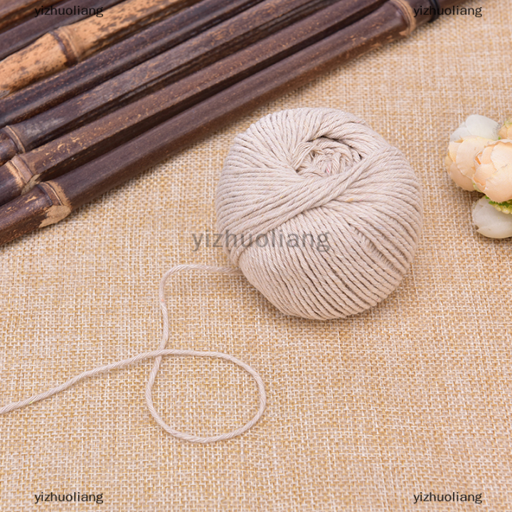yizhuoliang-อุปกรณ์ทำอาหารเชือกผูกไส้กรอกเนื้อเชือกผูกเนื้อทำจากผ้าฝ้ายเส้นใหญ่บาร์บีคิวเนื้อ