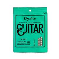 Orphee RX 010-046อุปกรณ์โอคาริน่าความตึงเบามากนิกเกิลอัลลอยสายกีตาร์ไฟฟ้า