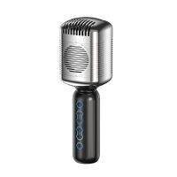 Portable Audio Integrated Bluetooth Microphone for Children Adults to Sing Compatible with for Android/Ios