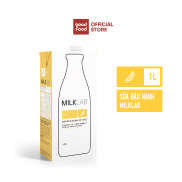 Sữa hạt đậu nành cao cấp ít đường MilkLab Đậu nành từ Úc hộp 1 lít