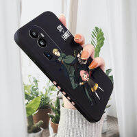 HP เคสสำหรับ OPPO Reno10 Pro + 5G เคสการ์ตูนอนิเมะสุดสร้างสรรค์สไตล์ญี่ปุ่น Spy Family เคสโทรศัพท์ลายปลอกซิลิโคนน้ำรูปแบบขอบสี่เหลี่ยมเคสป้องกันกล้องคลุมทั้งหมด