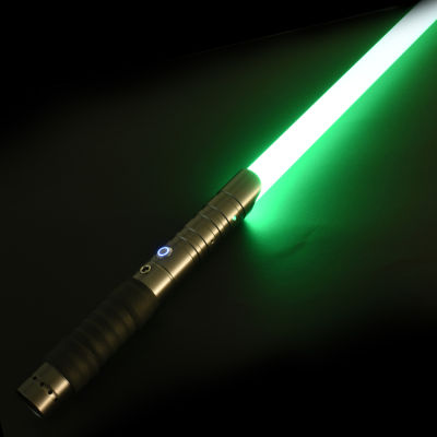 ที่จับโลหะเปลี่ยนสีได้ RGB 15สี Lightsaber พร้อมโหมดเอฟเฟคเสียง7ชุดไฟสอดอะลูมิเนียมโลหะสีทึบด้ามจับ LED Lightsaber ชาร์จ USB Lightsaber