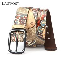 Women Belt Luxury Brand Genuine leather belt for men fashion printed belts for women Retro Unisex Casual Jeans Belts Belts