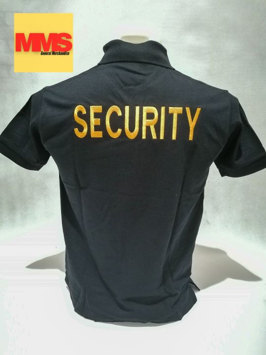 Security Guard Polo Shirt with Back Logo Embroidered Lifeline Polo