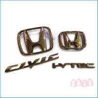 H สัญลักษณ์ Honda หน้าหลัง Civic i vtec สีทางสำหรับรถ Honda Civic ปี 2006 ถึง 2011 ทั้งหมด 1 ชุด 4 ตัว**คุณภาพดีจริง จบในที่เดียว**