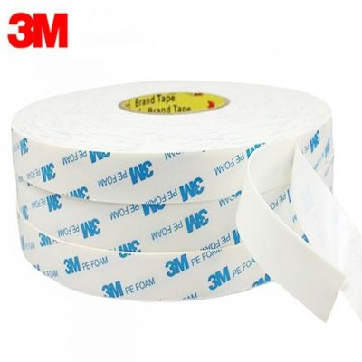 5Meters/Roll 3M Strong Mounting Tape Double Sided Sticker Foam Pad Adhesive Tape White Thickness 1mm Adhesives Tape