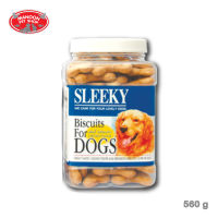 [MANOON] SLEEKY Dog Biscuit Chicken Flavor บิสกิตขนมสำหรับสุนัข รสไก่ขนาด 560 กรัม