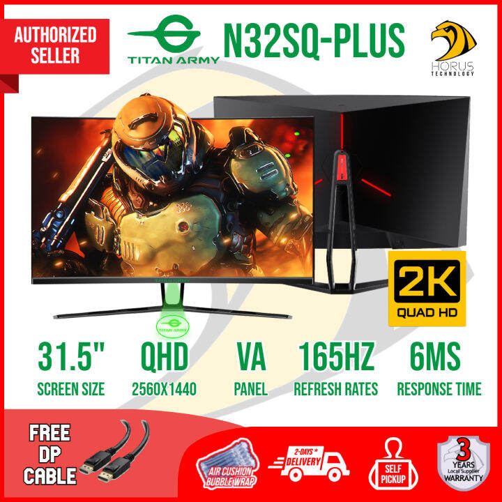 Titan Army 32 Curved 165Hz 2K Gaming Monitor (N32SQ-PLUS) | Lazada