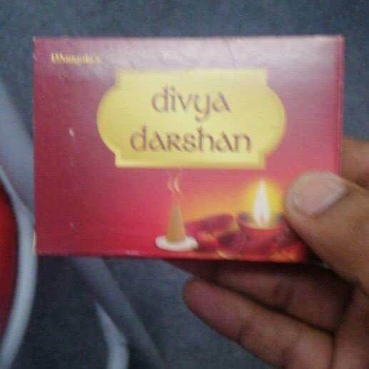 DIVYA DARSHAN INCENSE CONES1box small Lazada