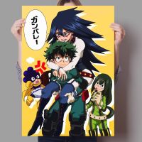 โปสเตอร์และภาพพิมพ์ Boku No Hero My Hero Academia Anime ตกแต่งศิลปะตกแร่งบ้านโซฟานั่งเล่น69F 0717