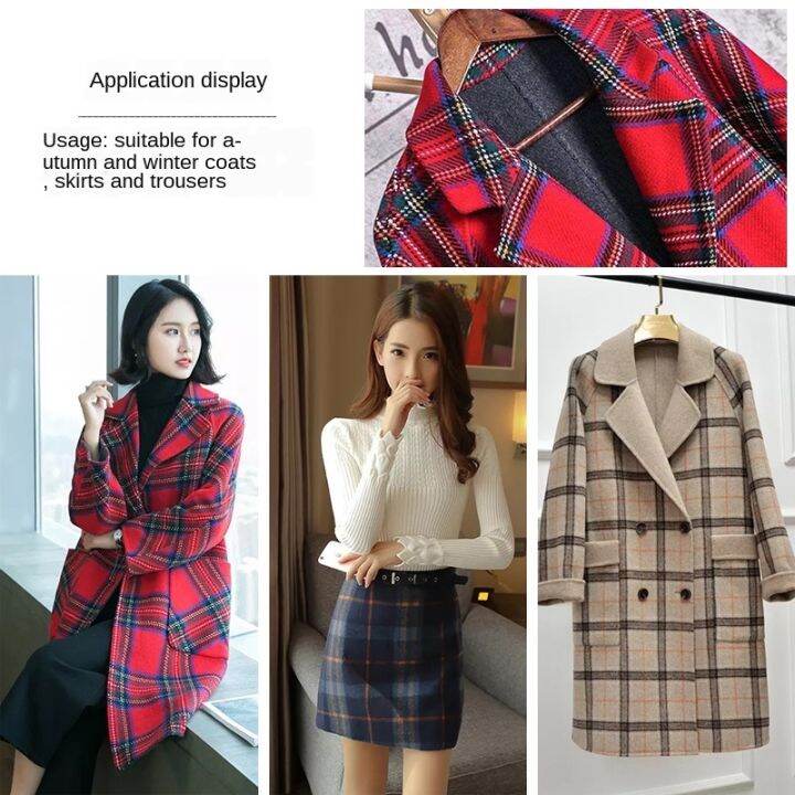 width-150cm-soft-wool-polyester-blend-tartan-plaid-fabric-woollen-dress-trousers-outerwear-material-by-the-half-metre