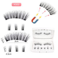 Magnetic Eyelashes And Eyeliner Set 3D Thick Curly Mink False Eyelashes Magnetic Eyelashes Personal False Eyelashe Beauty Salon