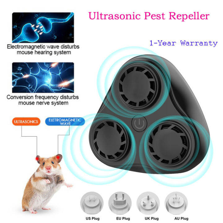 Ultrasonic Pest Repeller Electronic Plug In Pest Repellent For Insects