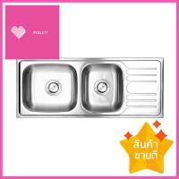 ซิงค์ฝัง 2 หลุม 1 ที่พัก HAFELE ARTEMIS 495.39.291 LHD สเตนเลสBUILT-IN SINK HAFELE ARTEMIS 495.39.291 LHD 2B1D STAINLESS STEEL **ขายดีที่สุด**