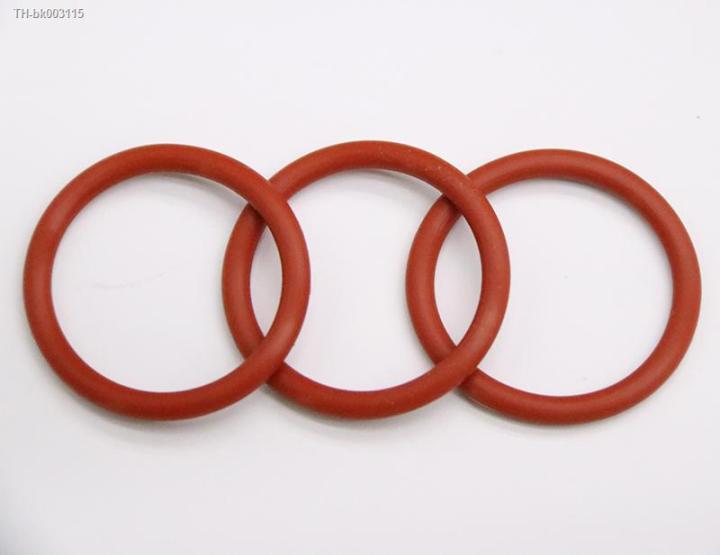 10pcs-red-vmq-silicone-o-ring-cs-3-5mm-od-12-46mm-food-grade-waterproof-washer-rubber-insulate-round-o-shape-seal-gasket