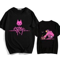 Mens Large T-shirt Stray Game Momo Cat Anime Tshirt Cute Cartoon Manga Tshirt Cotton Menwomen Teeshirt Graphic T