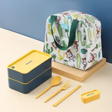 worthbuy portable cute japanese thermal lunch