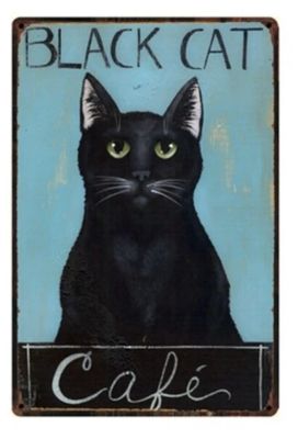 Retro Cats Poster Animal Vintage Metal Signs Decoration Home Decor 40x30cm