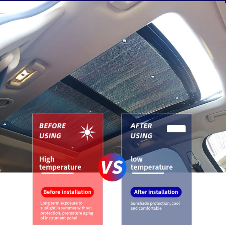สำหรับ-kodiaq-2023-2018-2017รถซันรูฟม่านบังแดดกระจกหลังคาครีมกันแดดอุปกรณ์ฉนวนกันความร้อน