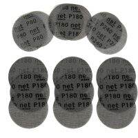 ❍ 15PCS 5 quot; 125mm Mesh Sandpaper Sanding Discs Anti-blocking Dry Grinding 80 180 240 Grit