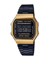 CASIO นาฬิกาข้อมือผู้หญิง A168WEGB-1BDF