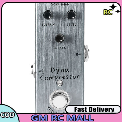 Dyna Compressor Overdrive Pedal Overdrive Volume Tone Knob Effect Pedals With Steel Metal Shell Electric Guitar Effects