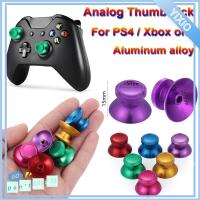 YIXIO 2pcs สากล โลหะ ฝาครอบหมวก อลูมิเนียม จอยสติ๊กควบคุม กริป แอนะล็อก Thumbstick