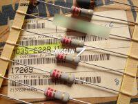 10PCS NEW Original British Welwyn MF3S 3W220R Color ring Fever resistance 3W 220R Metal oxide film resistor 220R 3W 220ohm