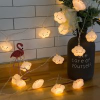 Smile Face Cloud String Lights Fairy light Led Decoracion Cloud Children Bedroom Cute Home Decoration Gift Garland Luces