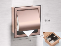 gold toilet paper box 304 stainless steel hidden toilet paper box holder concealed install paper box paper holder roll holder