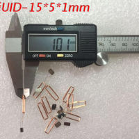 15*5*1MMM 14443A 13.56MHz IC UID เปลี่ยนซัง RFID ชิปและเสาอากาศ10ชิ้นล็อต