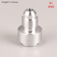 Knights House 1ชิ้น AN3 AN6 AN4 AN8 AN10 AN16เหล็กแท่งสแตนเลสตัวผู้ข้อต่อตรงตัวแปลงข้อต่อตรงสำหรับเชื่อมท่อไนตรัส