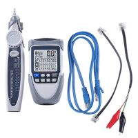 Handheld Network Cable Tester LCD Screen Display Digital Wire Trackers Continuity Voltage Polarity Checking POE Test