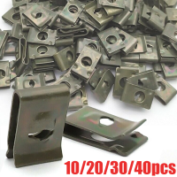 รถ U-Type แตะฐานสกรู Anti-Rust โลหะ CLAMP Fastener กันชน Fender Trim PANEL Fastener BOARD Grommet คลิปอุปกรณ์เสริม-nyekaifa