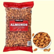 Hạt Hạnh Nhân không muối Almonds của Kirkland Mỹ gói 1.36kg