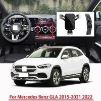 ที่จับโทรศัพท์มือถืออุปกรณ์เสริมรถยนต์สำหรับ Mercedes Benz GLA H247 2015-2021 2022กระจกมองหน้ารถยนต์นำทางด้วยแรงโน้มถ่วงมี GPS รองรับ Ljg-45