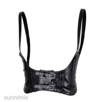 [SunnimixMY❤] Girl Leather Elastic Wide Waist Band Tied Waspie Corset Underbust Belt