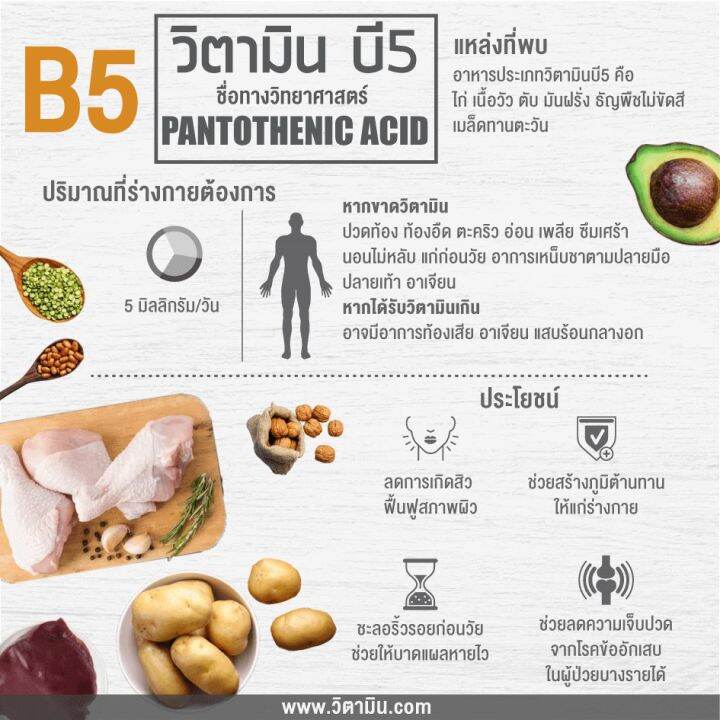 กรดแพนโทเทนิก-pantothenic-acid-500-mg-250-vegcaps-solaray-วิตามินบี-5-บำรุงผิว-b-5