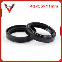 ซีลโช๊คหน้า 43mm x 55mm x 11mm สำหรับ Honda125 CR125R 250 CR250R 500/500R