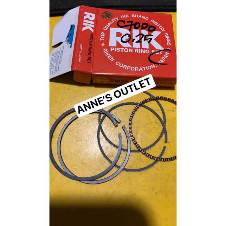 [Quality assurance] C70DD PISTON RING [ RIKEN JAPAN ] Lazada PH