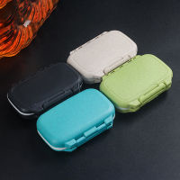 Straw 14 Sticks Ciggarete Case Eco-friendly Small Pill Box Travel Moisture-proof Storage Ultra-thin Sealed Box Cigatette Holder