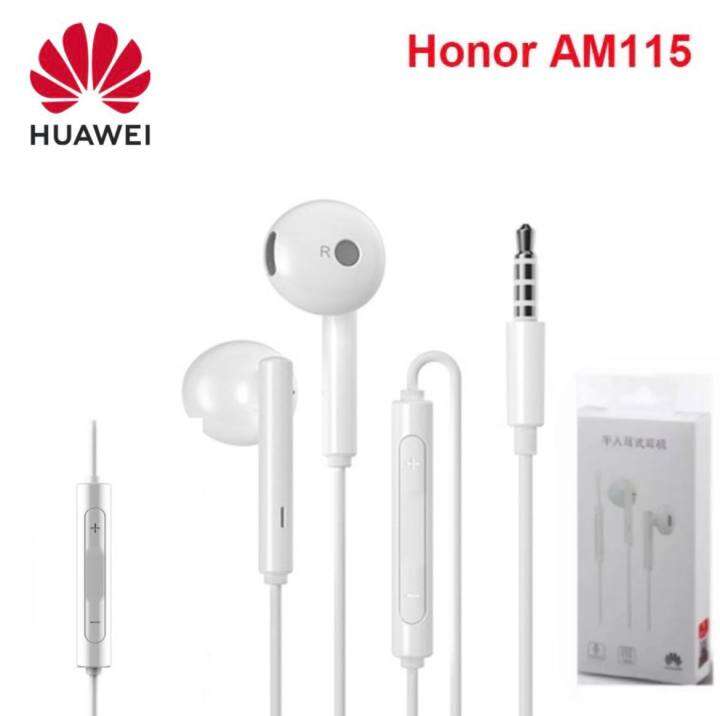 Original Huawei Honor AM115 Headset with 3.5mm Earphone Wired With ...