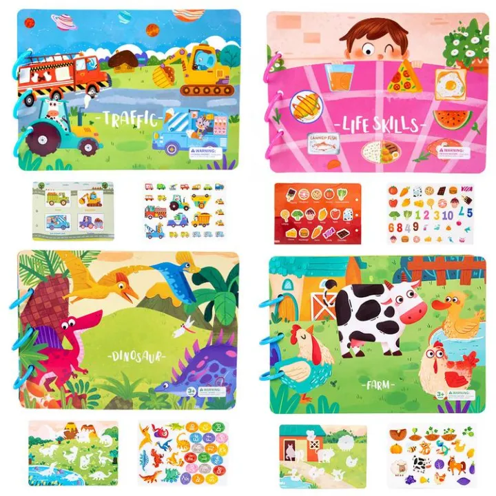 Busy Book Board for Toddlers Montessori Busy Book for Toddlers Sensory ...