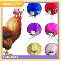 KUANGQIAN หมวกไก่เป็ดแบบปรับได้หมวกไก่เสื้อขนนก