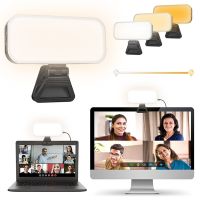 Video Conference Light with Sturdy Clip Webcam Lighting for Remote Working Zoom Light for Laptop Computer Zoom Calls Live Stream