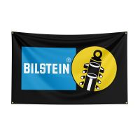 แบนเนอร์3X5ธง Bilsteins ธงโพลีเอสเตอร์พิมพ์ลายรถแข่งของเล่นสำหรับตกแต่ง