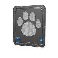 Pet Door New Safe Lockable Magnetic Screen Outdoor Dogs Cats Window Gate House Feed Freely Fashion Beautiful Garden Easy Install