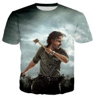 ข้อเสนอพิเศษ The Walking Dead 3D พิมพ์เสื้อยืดผู้ชายแฟชั่นสำหรับผู้หญิงสไตล์ลำลอง Tshirt Unisex Harajuku Streetwear เสื้อยืดหลวม TopsS-5XL